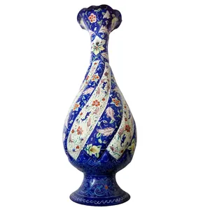 گلدان میناکاری طرح اسلیمی مدل پریچهر کد 25