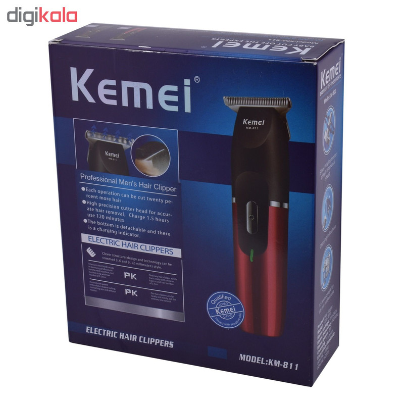 ماشین اصلاح موی صورت کیمی مدل KM-811 ماشین اصلاح موی صورت کیمی مدل KM-811