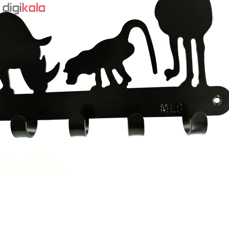 آویز لباس ملو مدل آفریقا کد KMH98