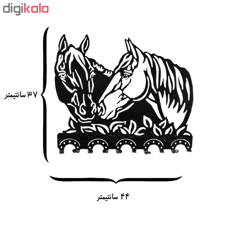 آویز لباس ملو مدل لاولی هورس کد KMH100