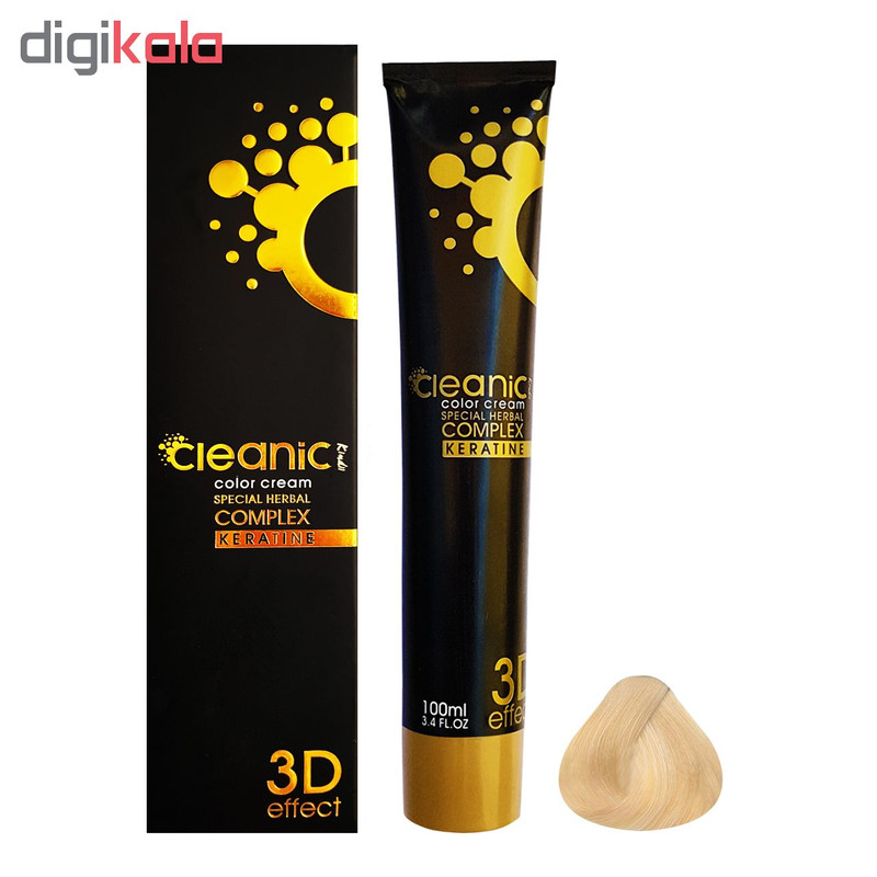 رنگ مو کلینیک کیندی شماره 10.0 حجم 100 میلی لیتر رنگ بلوند خیلی روشن