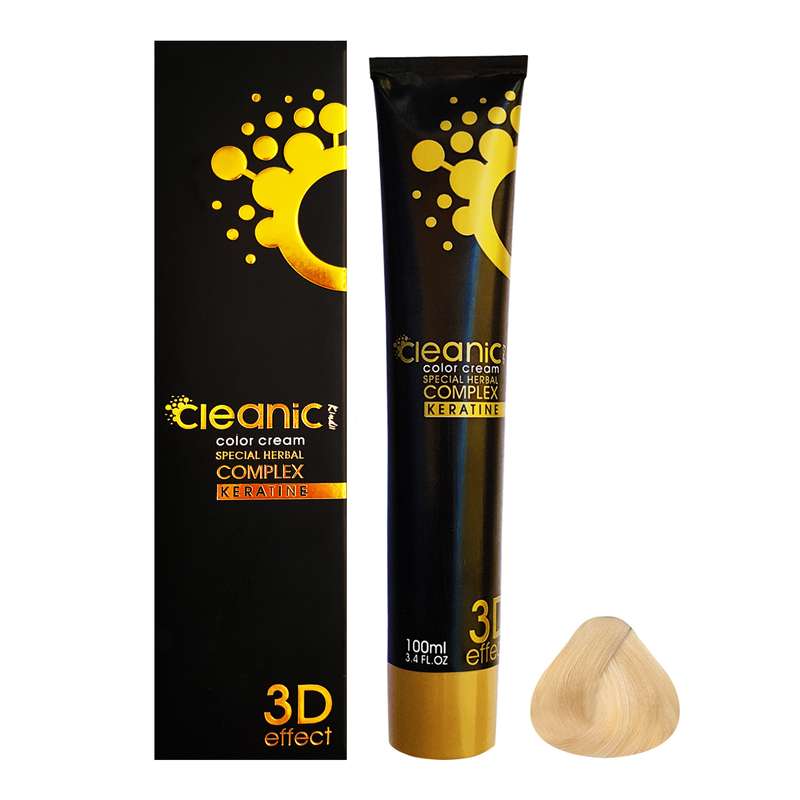 رنگ مو کلینیک کیندی شماره 10.0 حجم 100 میلی لیتر رنگ بلوند خیلی روشن