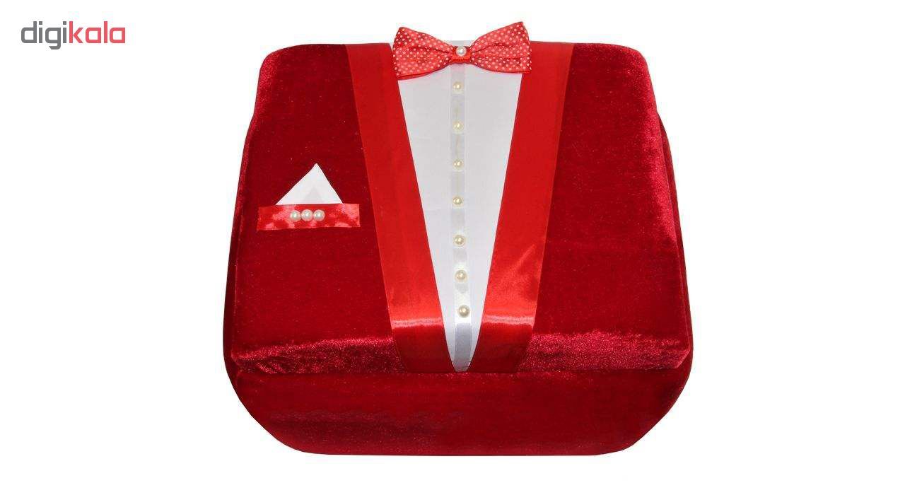 جعبه هدیه طرح عروس و داماد مدل B124 بسته 2 عددی