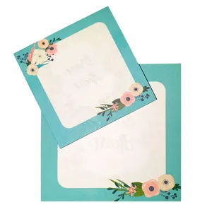 کاغذ یادداشت طرح Flowers کد 113 مجموعه دو عددی