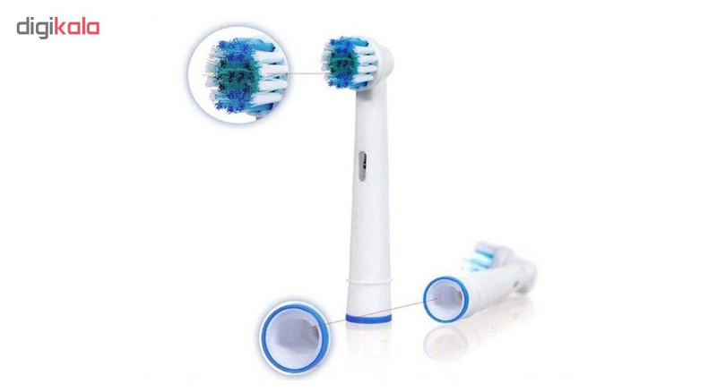 مسواک برقی مدل denta star به همراه سری یدک مدل denta star بسته 2 عددی