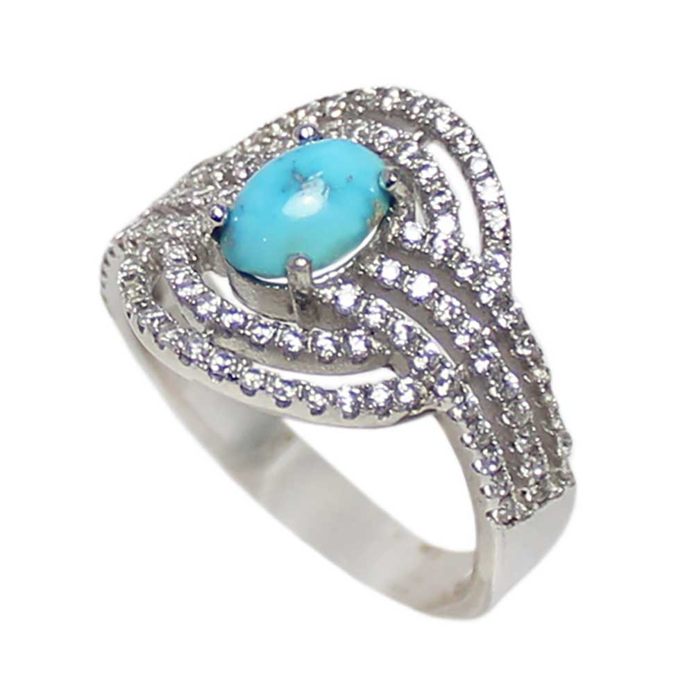 انگشتر نقره زنانه کد 17650