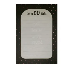 کاغذ یادداشت مدل Lets do this طرح Black Dots  کد 109