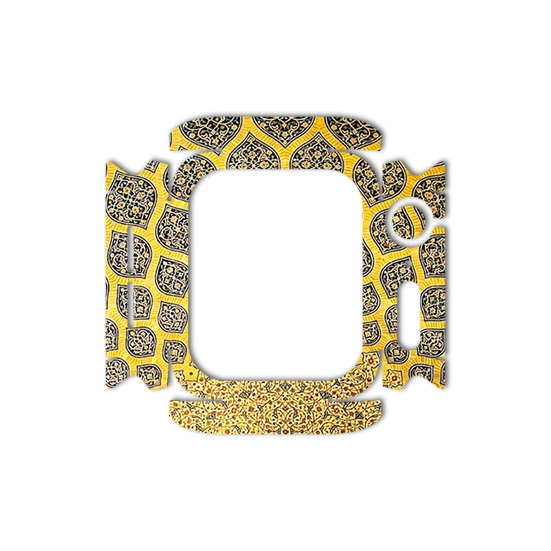 برچسب ماهوت طرح Sheikh-Lotfollah Mosque-Tile مناسب برای ساعت هوشمند اپل Watch 4 - 40mm بسته 2 عددی