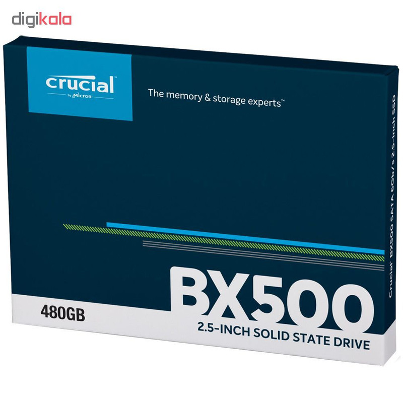 اس اس دی اینترنال کروشیال مدل BX500 ظرفیت 480 گیگابایت 2