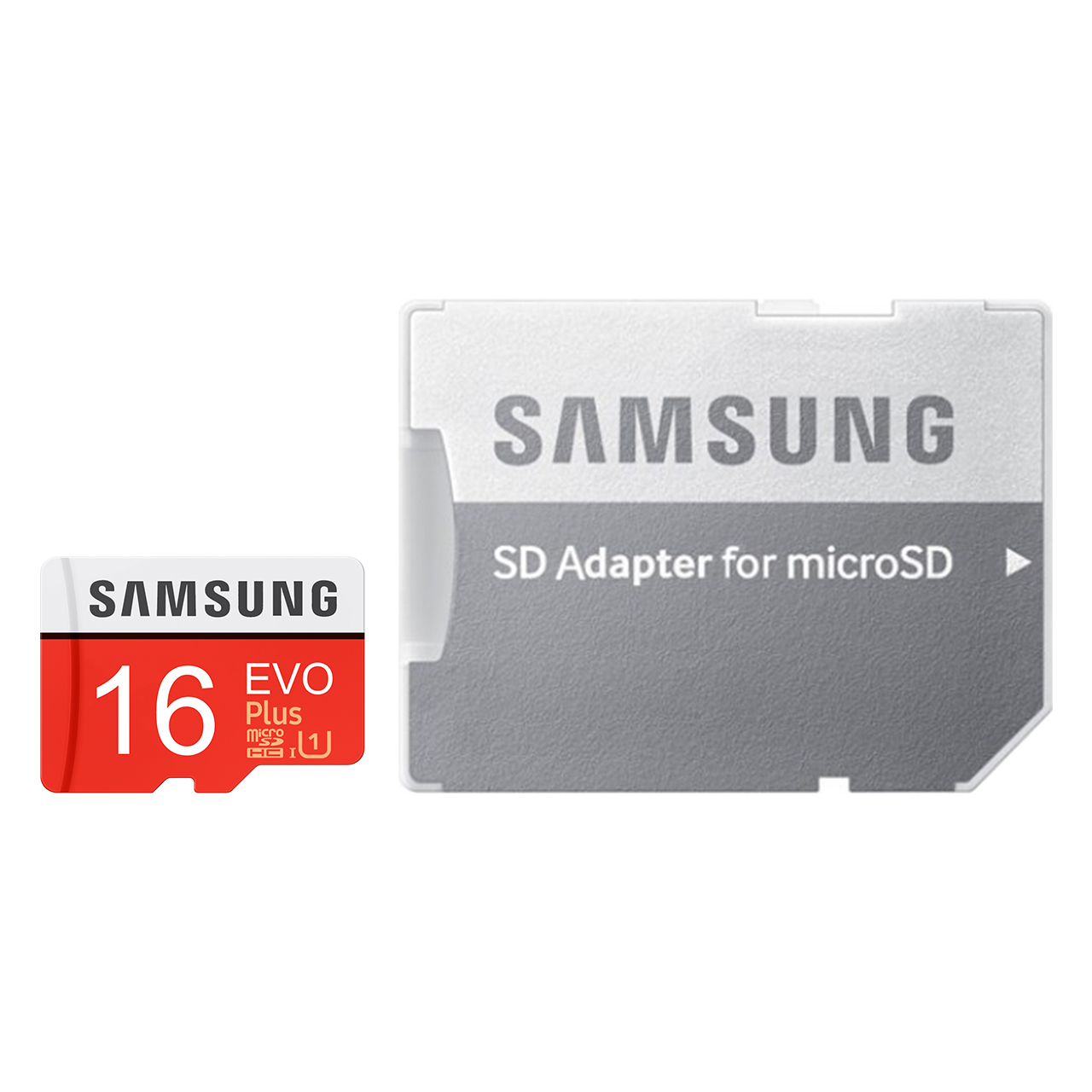 کارت حافظه microSDHC سامسونگ مدل Evo Plus کلاس 10 استاندارد UHS-I U1 سرعت 95MBps ظرفیت 16 گیگابایت به همراه آداپتور SD