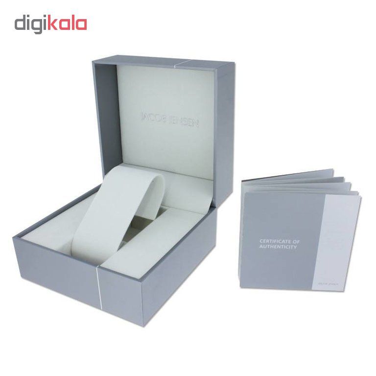 ساعت مچی عقربه ای زنانه جیکوب جنسن مدل Strata 289 -  - 4