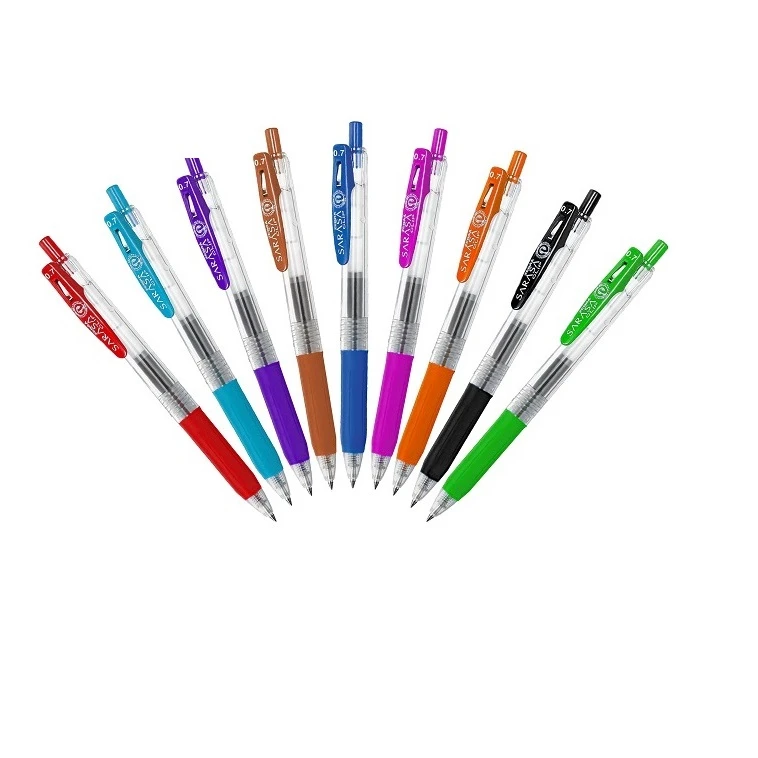 روان نویس ساراسا مدل Sarasa Clip بسته 9 عددی