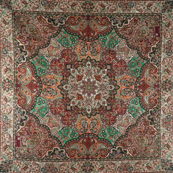 رومیزی ترمه رضایی طرح بهار کد 006