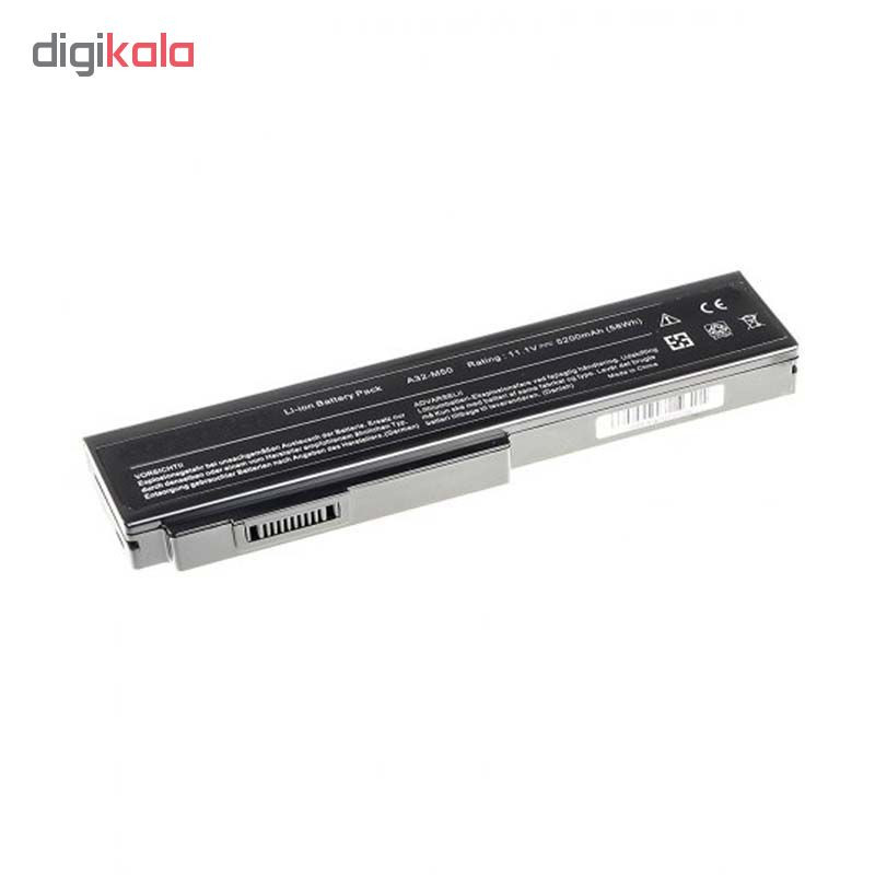 باتری یوبی سل 6 سلولی مدل M50-N61 مناسب برای لپ تاپ ایسوس