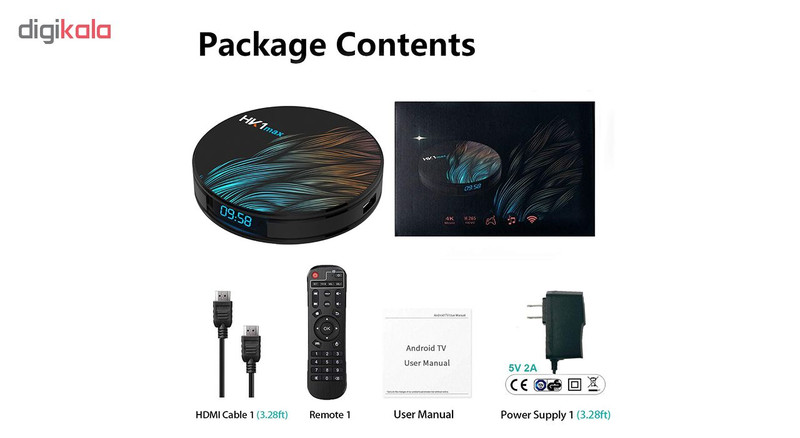 اندروید باکس مدل HK1MAX