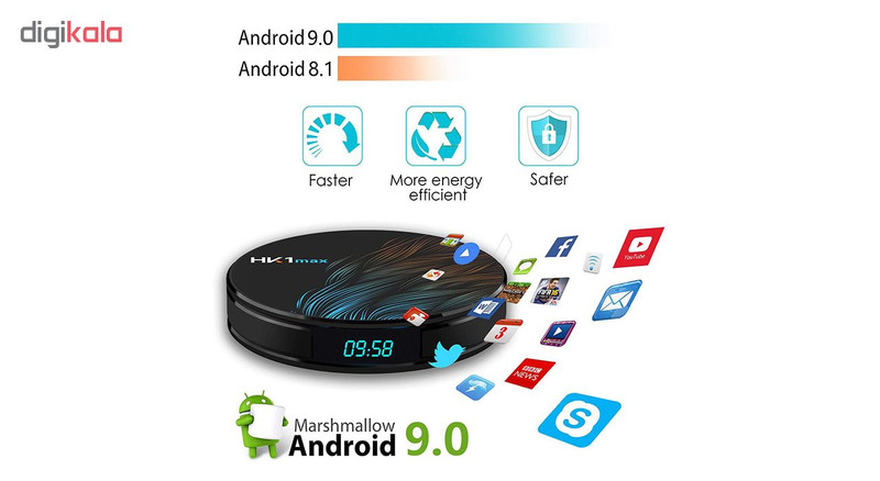 اندروید باکس مدل HK1MAX