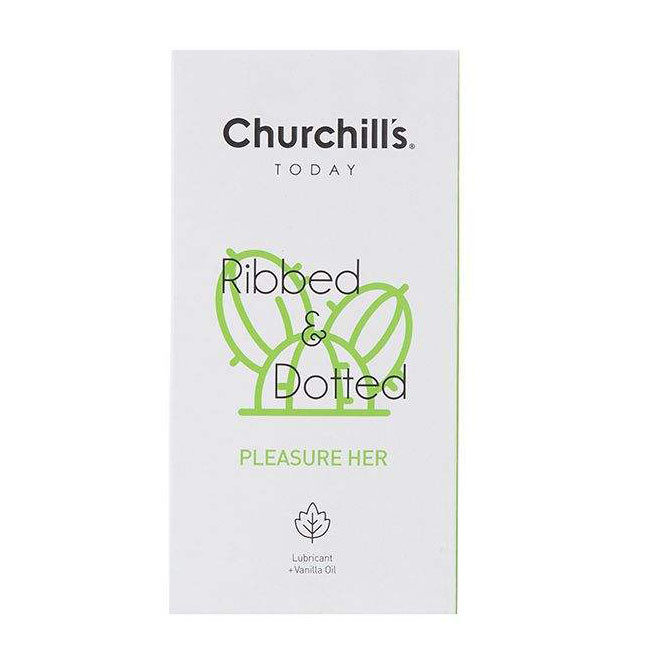 کاندوم چرچیلز مدل PLEASURE HER بسته 12 عددی