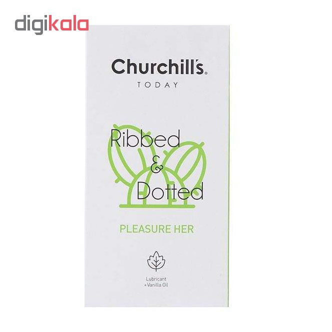 کاندوم چرچیلز مدل PLEASURE HER بسته 12 عددی