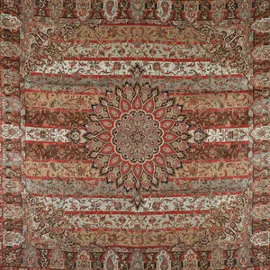 رومیزی ترمه هاشمی مدل خشتی کد 006