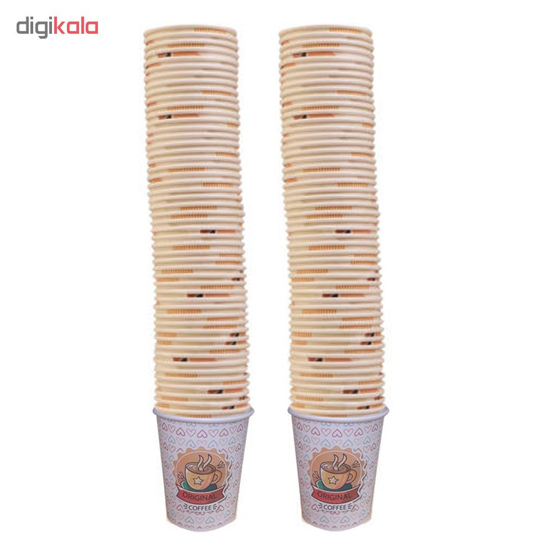 لیوان یکبار مصرف کد PARS-001 بسته 50 عددی