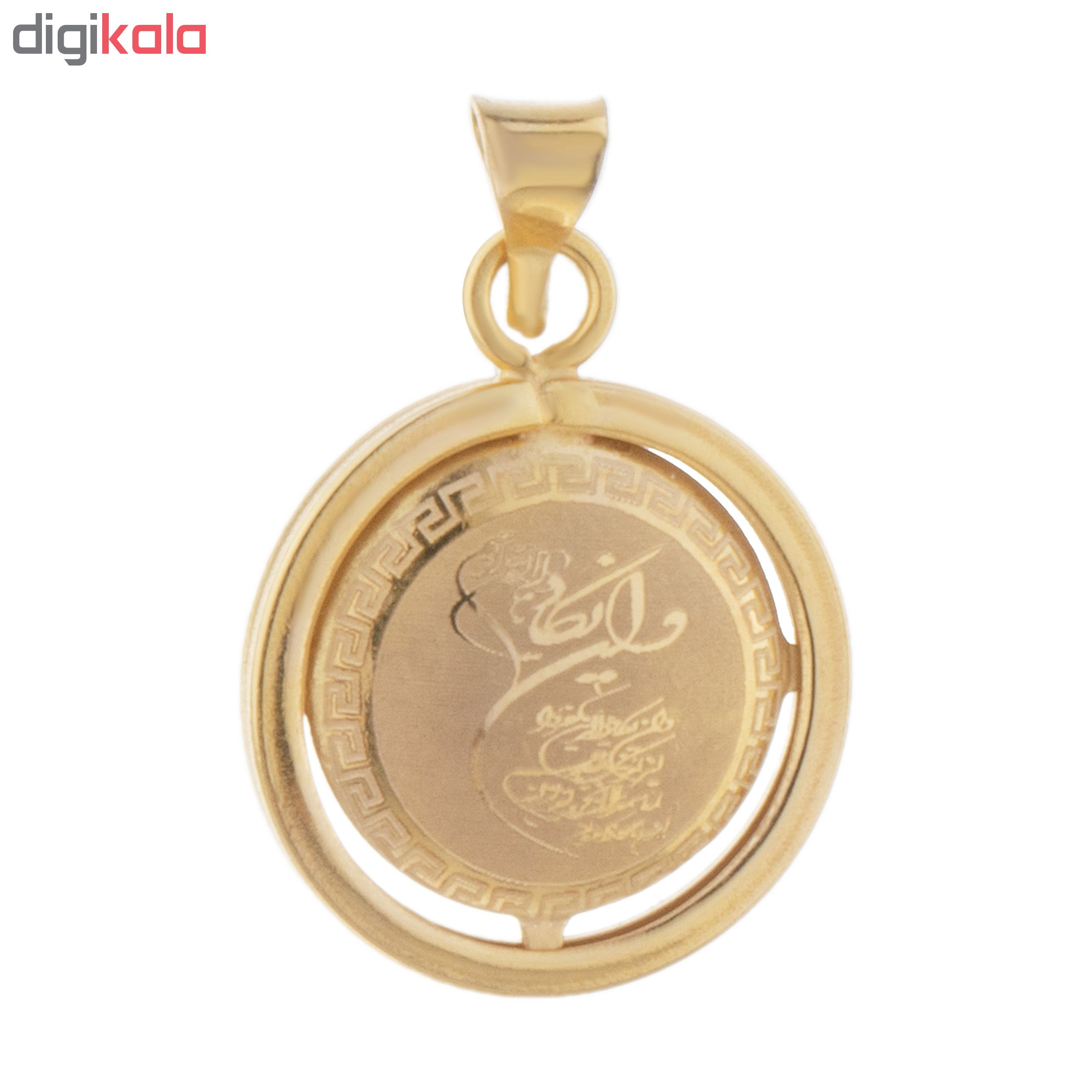 آویز گردنبند طلا 18 عیار زنانه طرح وان یکاد کد 18943