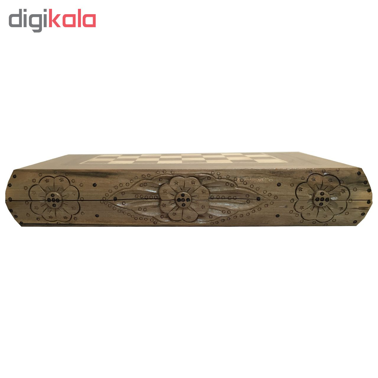 صفحه شطرنج منبت کاری مدل flower 03