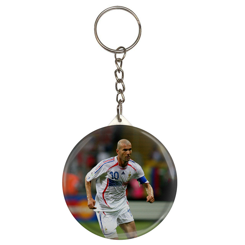 جاکلیدی طرح بازیکن زین الدین زیدان بازیکن تیم ملی فرانسه مدل S4295 