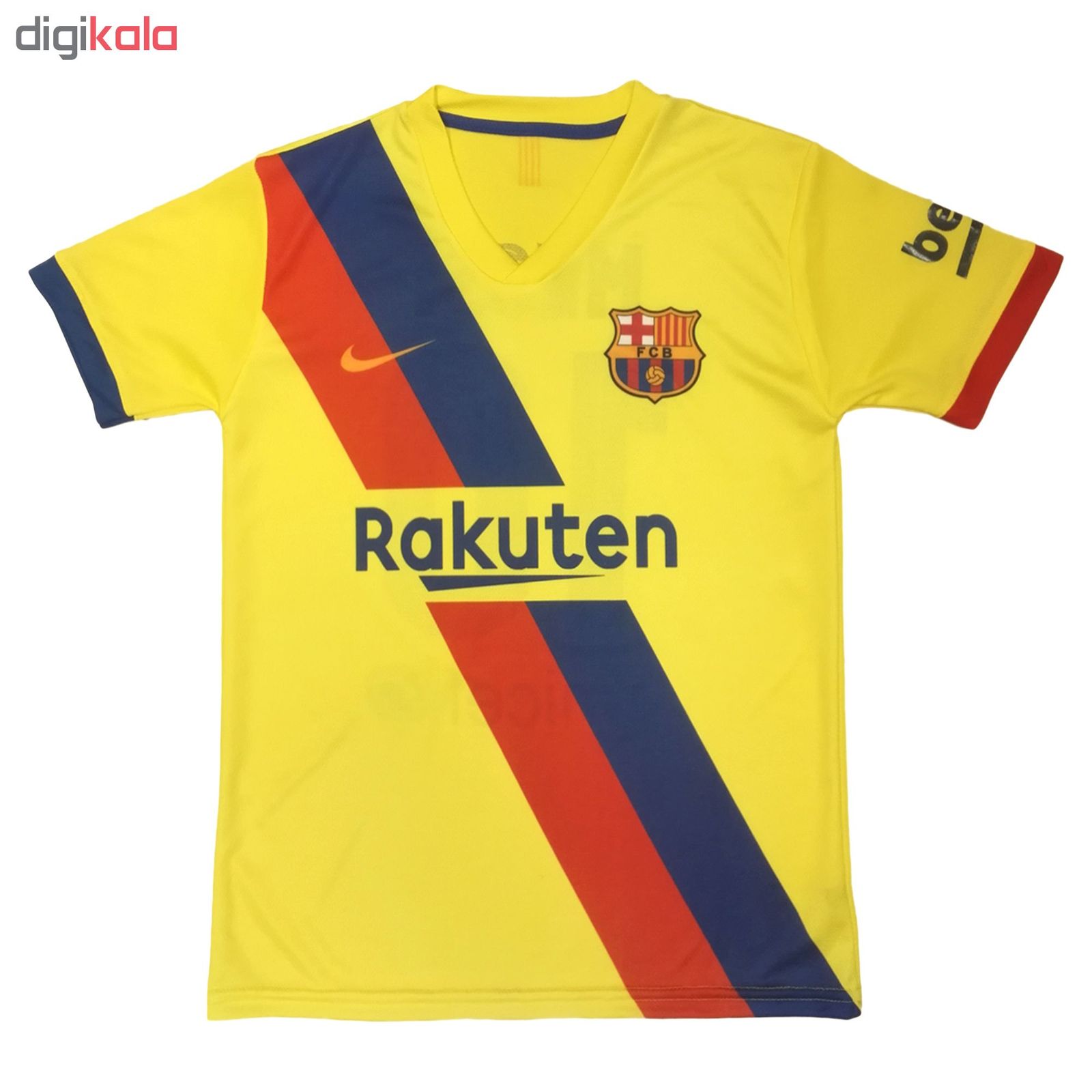 پیراهن و شورت ورزشی پسرانه طرح بارسلونا مدل Barca1-25