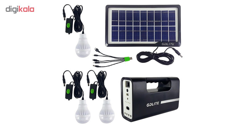 سیستم روشنایی خورشیدی جی دی لایت مدل GD1