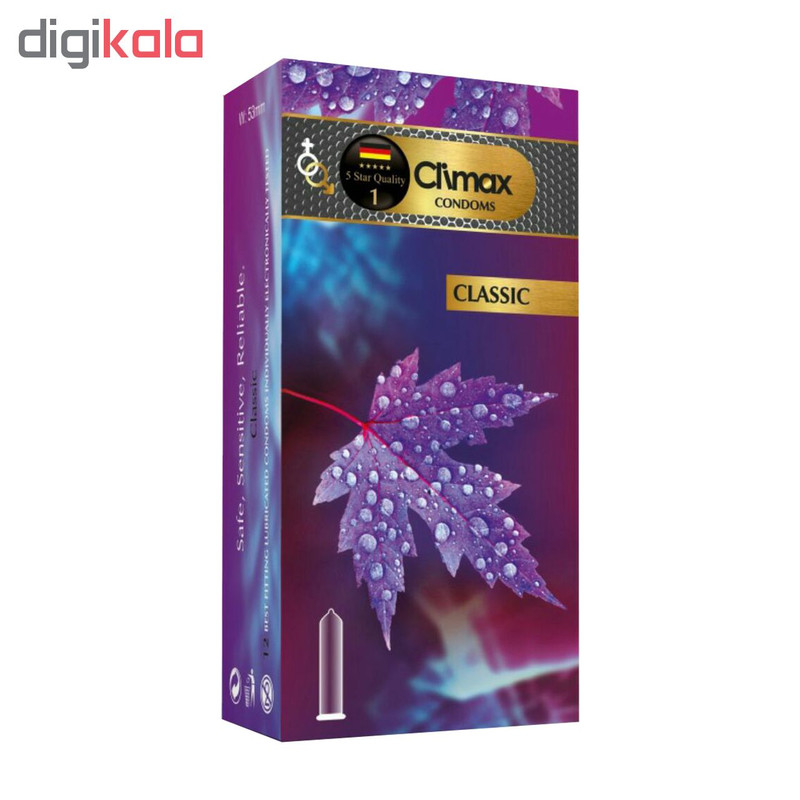 کاندوم کلایمکس مدل Classic بسته 12 عددی به همراه کاندوم مدل Gift
