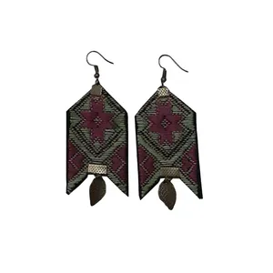 گوشواره سوزن دوزی مدل بلوچ کد 006
