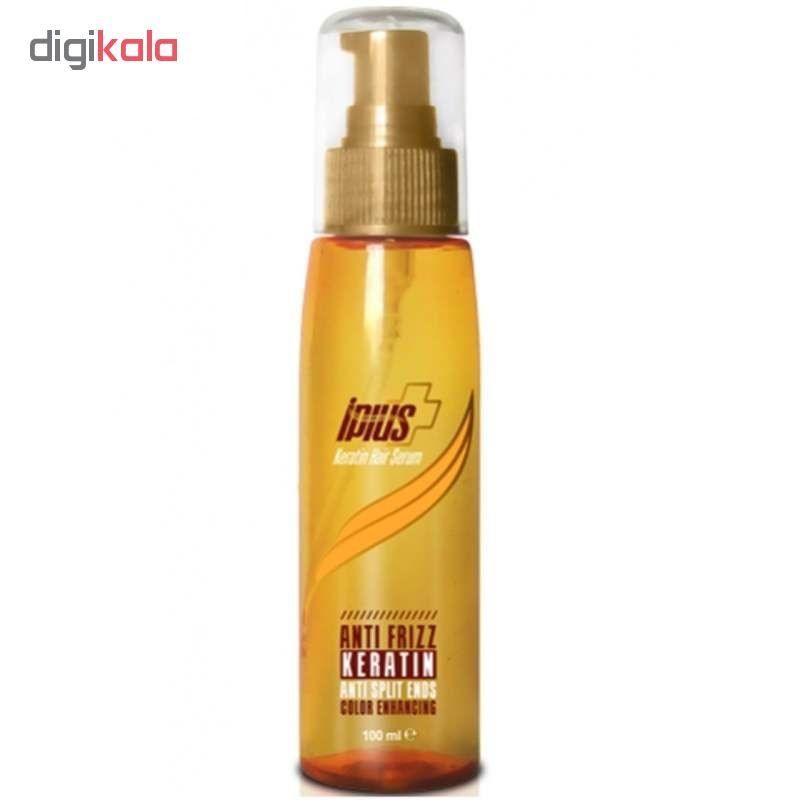 سرم مو آی پلاس مدل KERATIN حجم 100 میلی لیتر