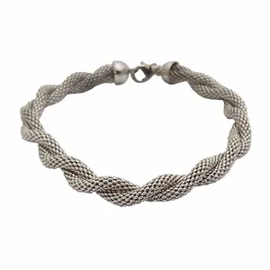 دستبند نقره زنانه ترمه ۱ مدل 556554