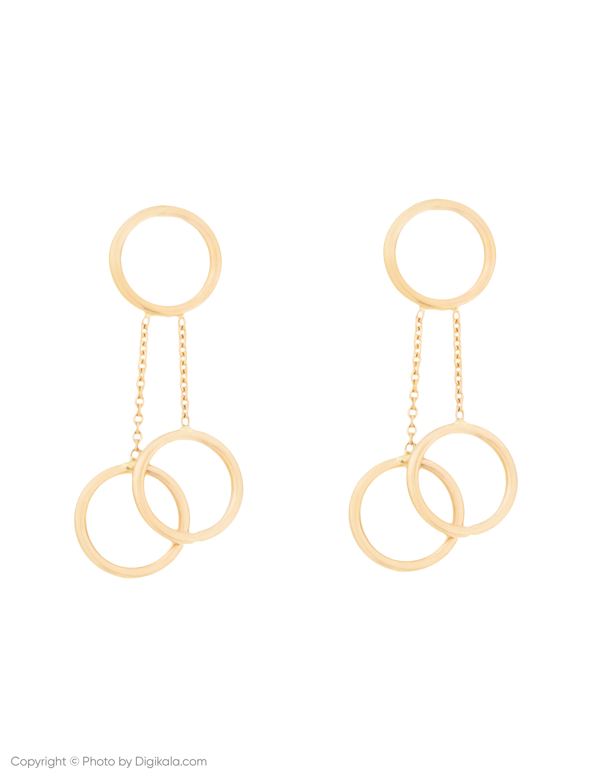 گوشواره طلا 18 عیار زنانه میو استار مدل EG150