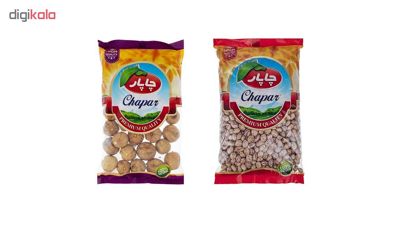 پک لیمو عمانی و لوبیا چیتی چاپار بسته 2 عددی