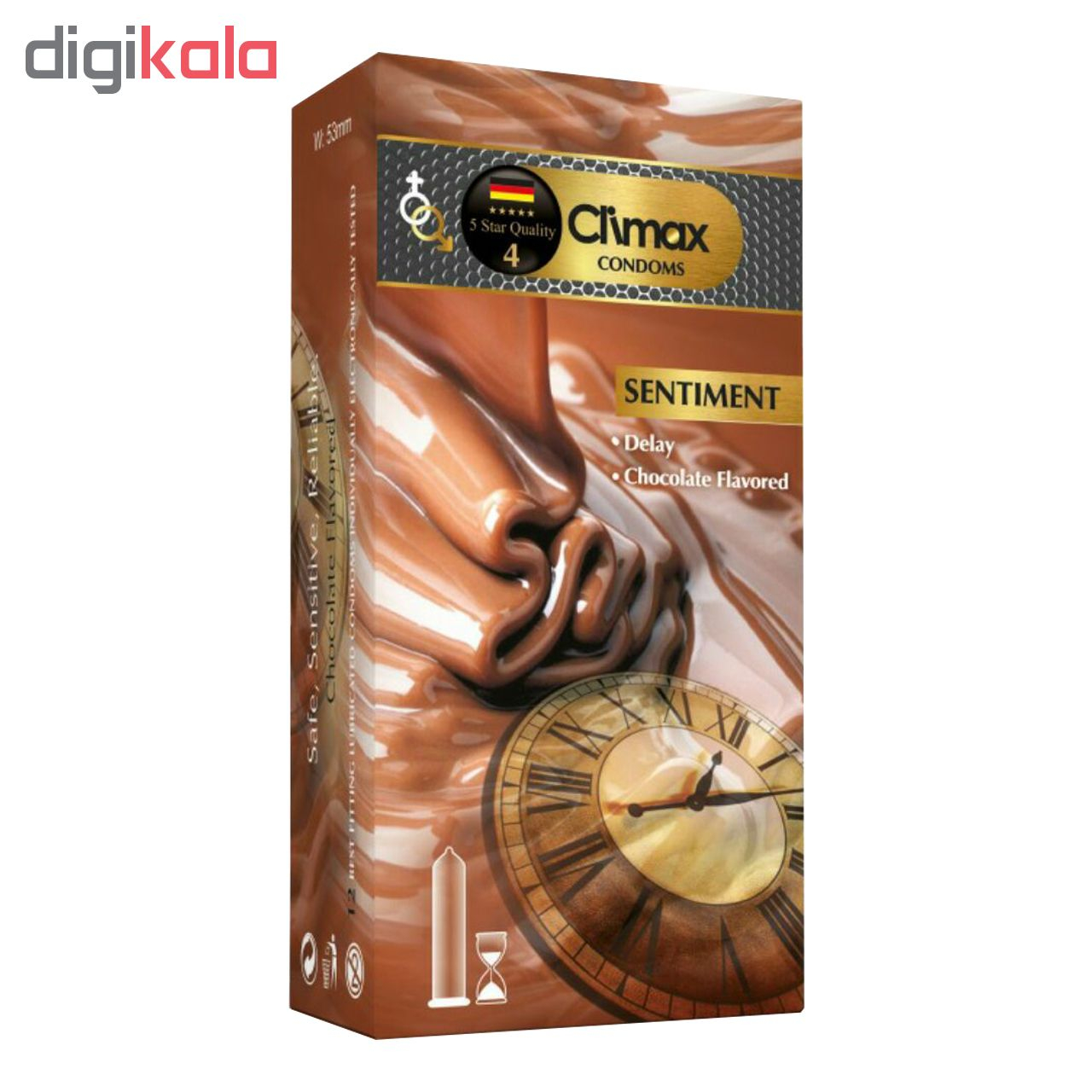 کاندوم کلایمکس مدل Sentiment بسته 12عددی به همراه کاندوم مدل Gift