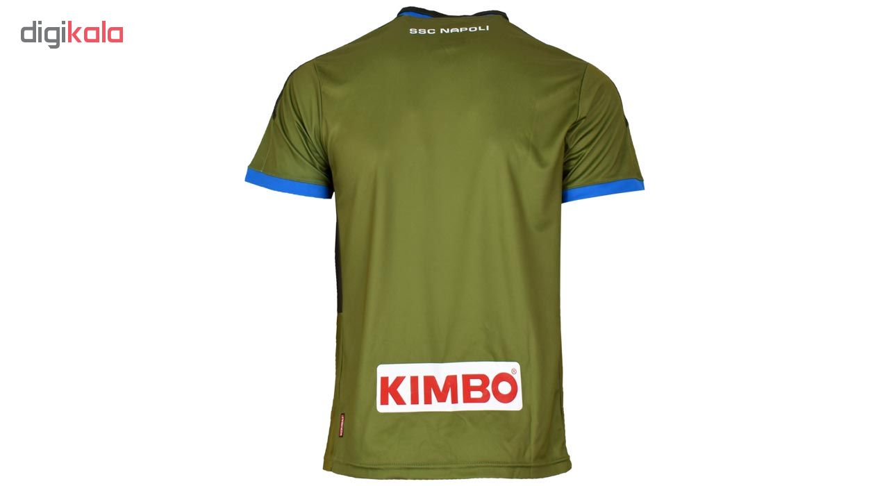 تی شرت ورزشی مردانه طرح ناپولی کد 3rd1920 رنگ سبز
