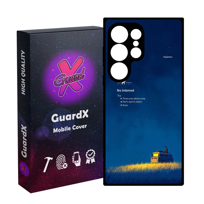 کاور گارد ایکس طرح No Internet مدل 10945 مناسب برای گوشی موبایل سامسونگ Galaxy S25 Ultra