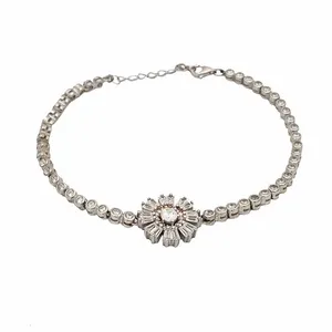 دستبند نقره زنانه ترمه ۱ مدل 001