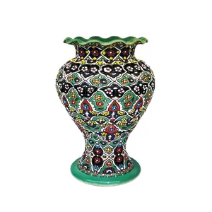 گلدان میناکاری سفالی کد G4