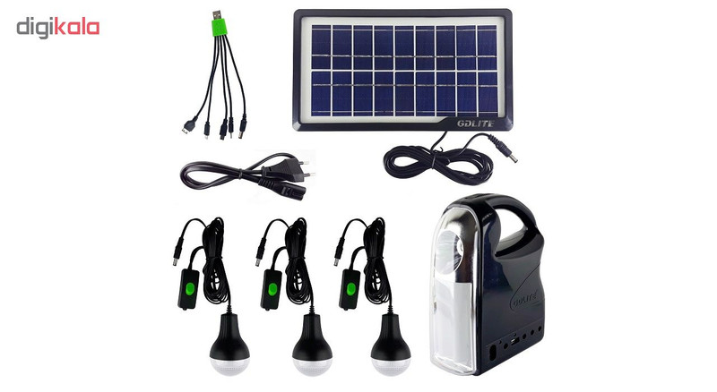 سیستم روشنایی خورشیدی جی دی لایت مدل GD7