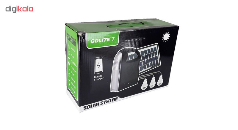 سیستم روشنایی خورشیدی جی دی لایت مدل GD7