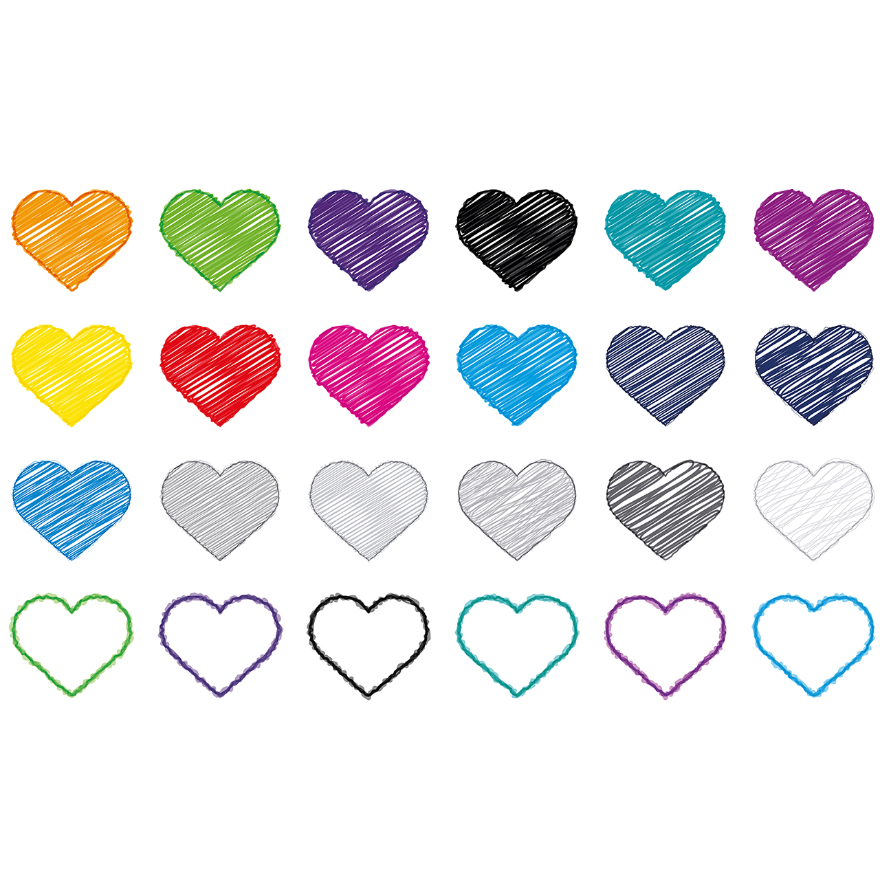 استیکر دیواری صالسو آرت مدل watercolor heart mjr