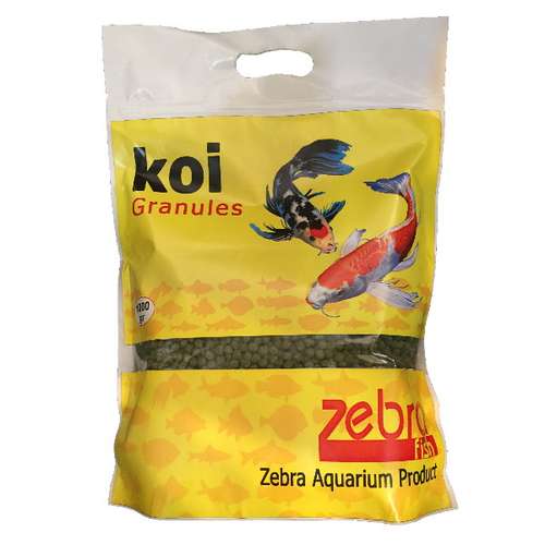 غذا خشک ماهی زبرا مدل Koi Granules وزن 1000 گرم