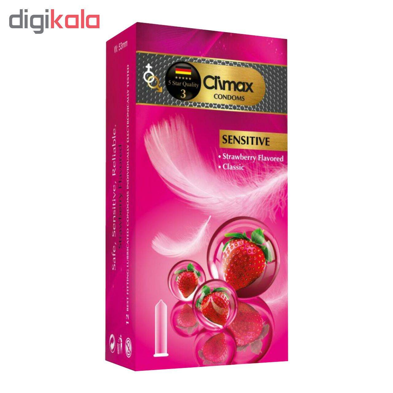 کاندوم کلایمکس مدل Sensitive بسته 12 عددی به همراه کاندوم مدل Gift کاندوم کلایمکس مدل Sensitive بسته 12 عددی به همراه کاندوم مدل Gift