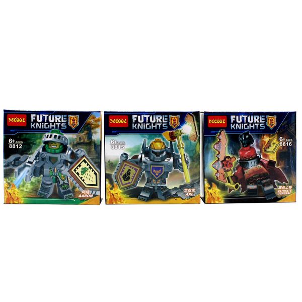 ساختنی دکول مدل Future Knights B مجموعه 3 عددی ساختنی دکول مدل Future Knights B مجموعه 3 عددی