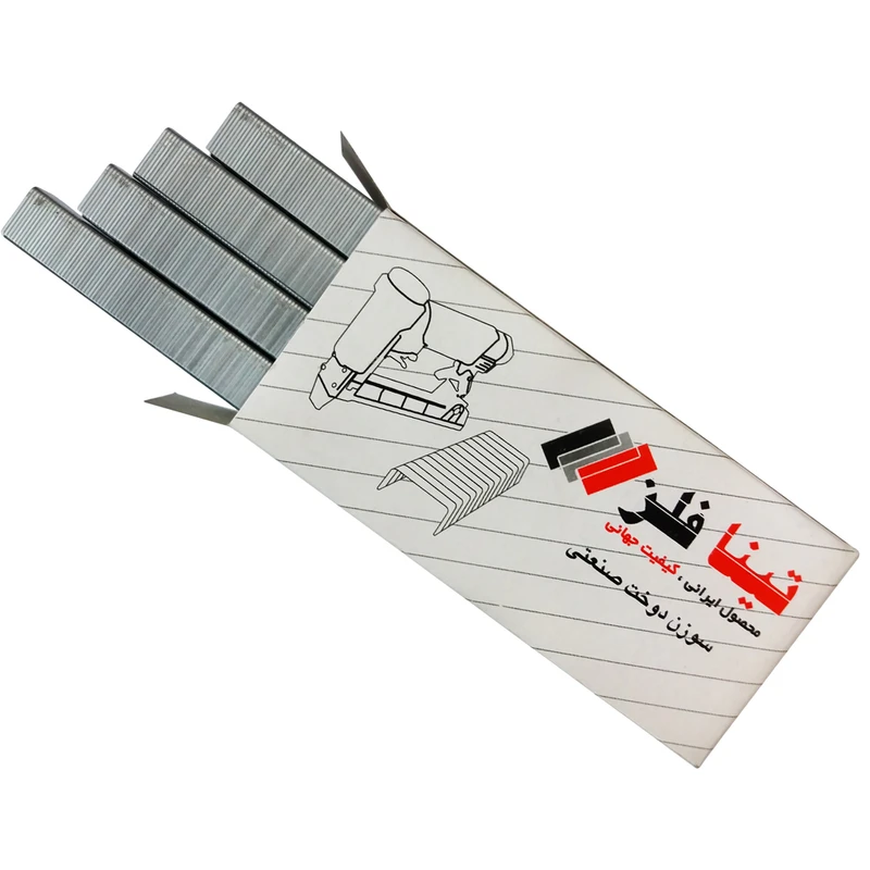 سوزن منگنه تینا فلز کد 1004012 سایز 530-12 بسته 2400 عددی