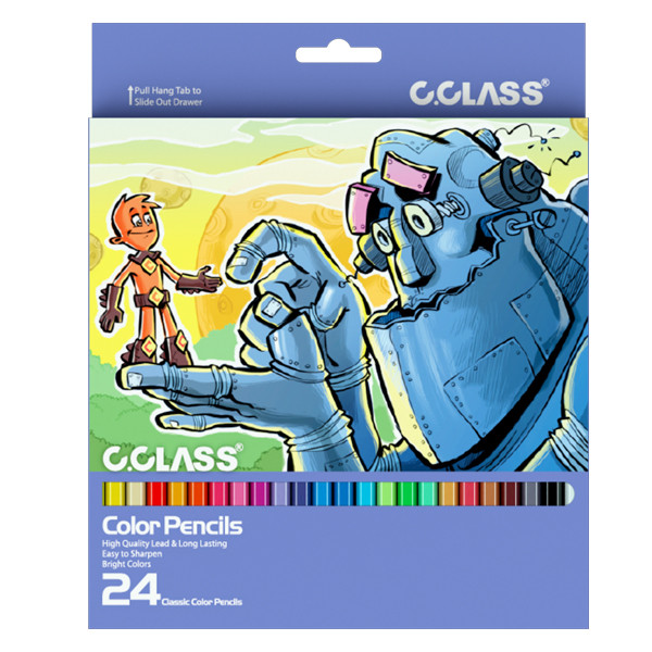 مداد رنگی 24 رنگ سی.کلاس کد 135129