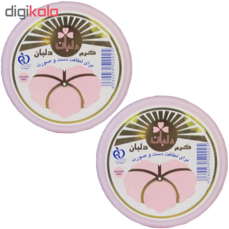 کرم مرطوب کننده دلبان مدل DB02 حجم 90 میلی لیتر مجموعه 2 عددی کرم مرطوب کننده دلبان مدل DB02 حجم 90 میلی لیتر مجموعه 2 عددی