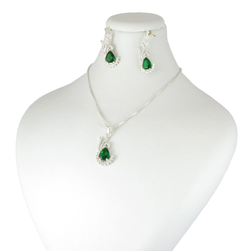 نیم ست نقره زنانه مدل AV187-S9 C6